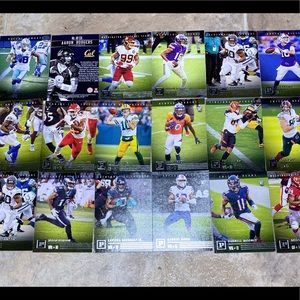 2020 - 2021 NFL PANINI ROOKIE CARDS (LOT OF 18) + Aron Rogers Cal College Card